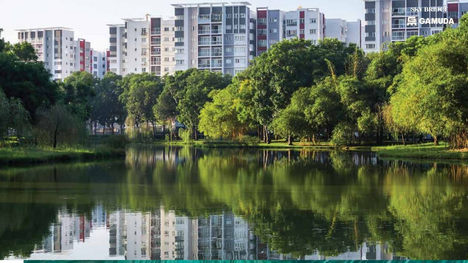 Phối cảnh tổng thể ban ngày dự án căn hộ chung cư SkyBridge By Gamuda Land