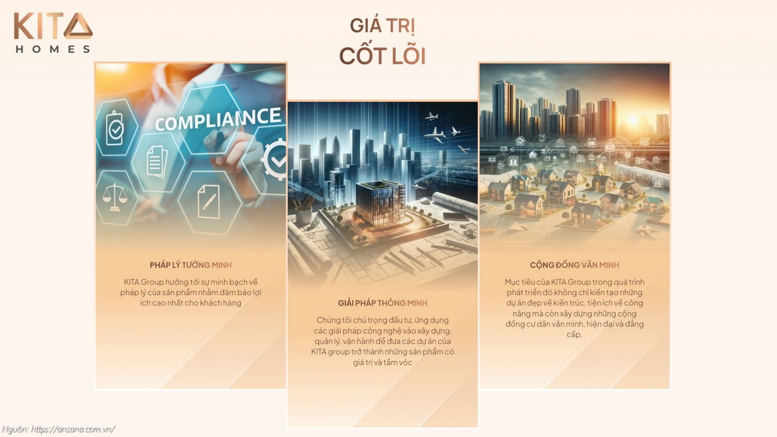 Thông tin năng lực Chủ đầu tư dự án căn hộ Ansana by Kita Bình Tân - Tập đoàn KITA Group